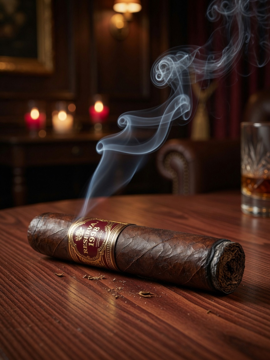 Appearance changes of cigars during aging: from youthful greenness to oily drinkability to composed peak
